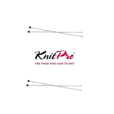 KnitPro 35 cm Nova Cubics Metall einspitzige Stricknadeln Nadeln