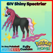 ✨Shiny Spectrier 6IV✨ Pokemon Scarlet & Violet 🚀Fast Home Transfer🚀