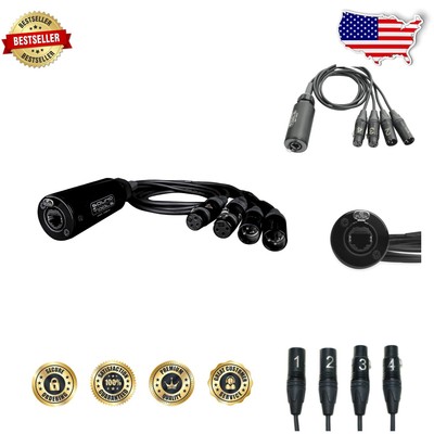Lifetime  4 Channel XLR to Ethernet Solution   Ideal for DJs & Weddings