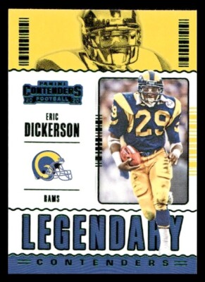 2020 Panini Contenders #LC-EDI Eric Dickerson Los Angeles Rams