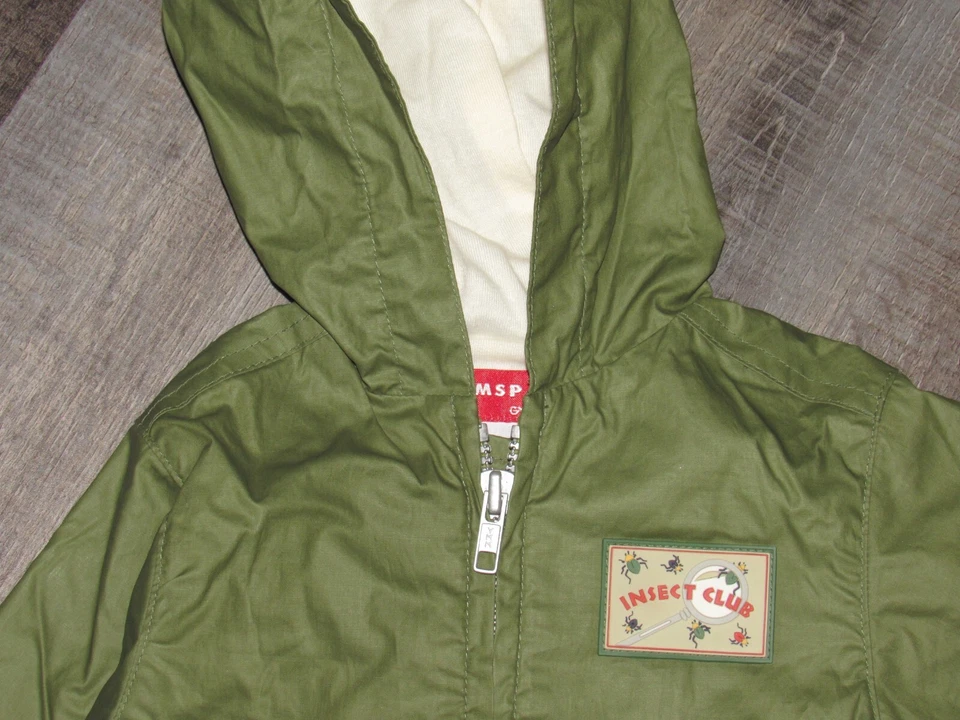 GYMBOREE GYMSPORT Newborn Size 3-6 Months Hooded Jacket Insect Cub Bug Theme - Image 2 of 3