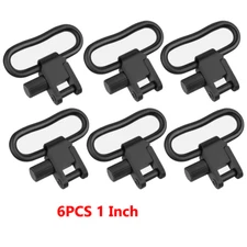 6Pcs Gun Sling Swivels for Rifle Shotgun 1" Heavy Duty Sling Attachment Swivels