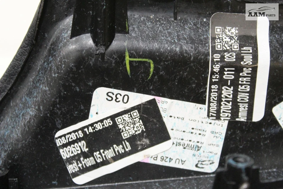 AUDI Q5 QUATTRO 2018-2024 PANEL DE PUERTA INTERIOR DELANTERO IZQUIERDO REPOSABRAZOS OEM Foto 4 de 4