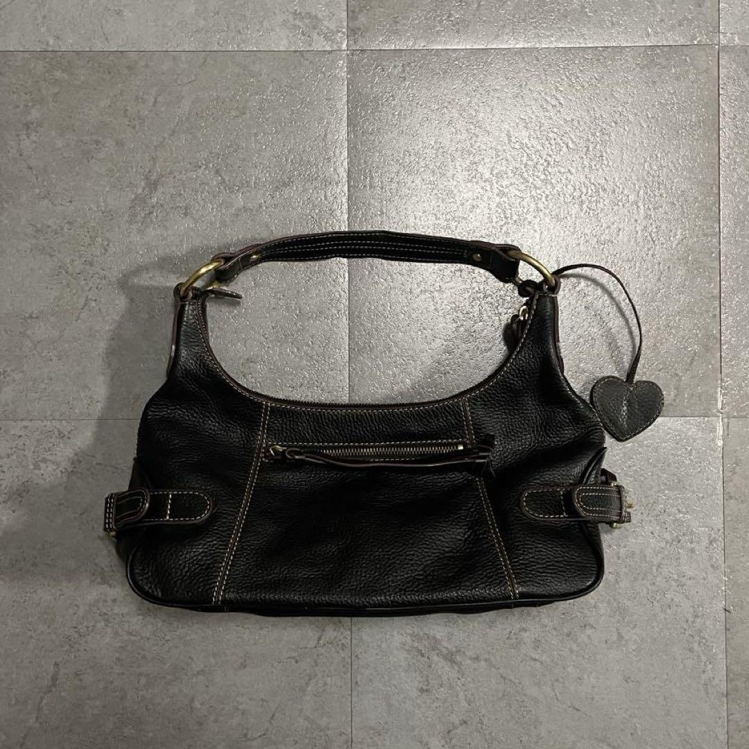 New City Archive Grunge Leather Handbag Tote, Black New City Archive Grunge Leather Handbag Tote, Black