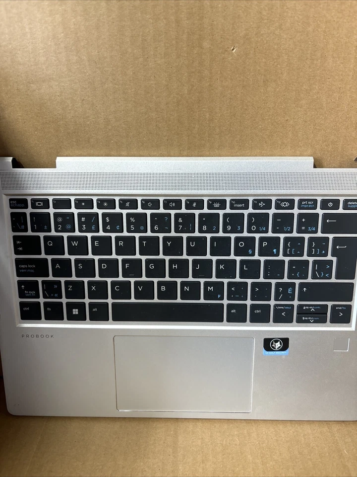 HP Probook X360 435 G10 Complete Palmrest Assembly Keyboard EN/FR CAN - Backlit - Image 2 of 4