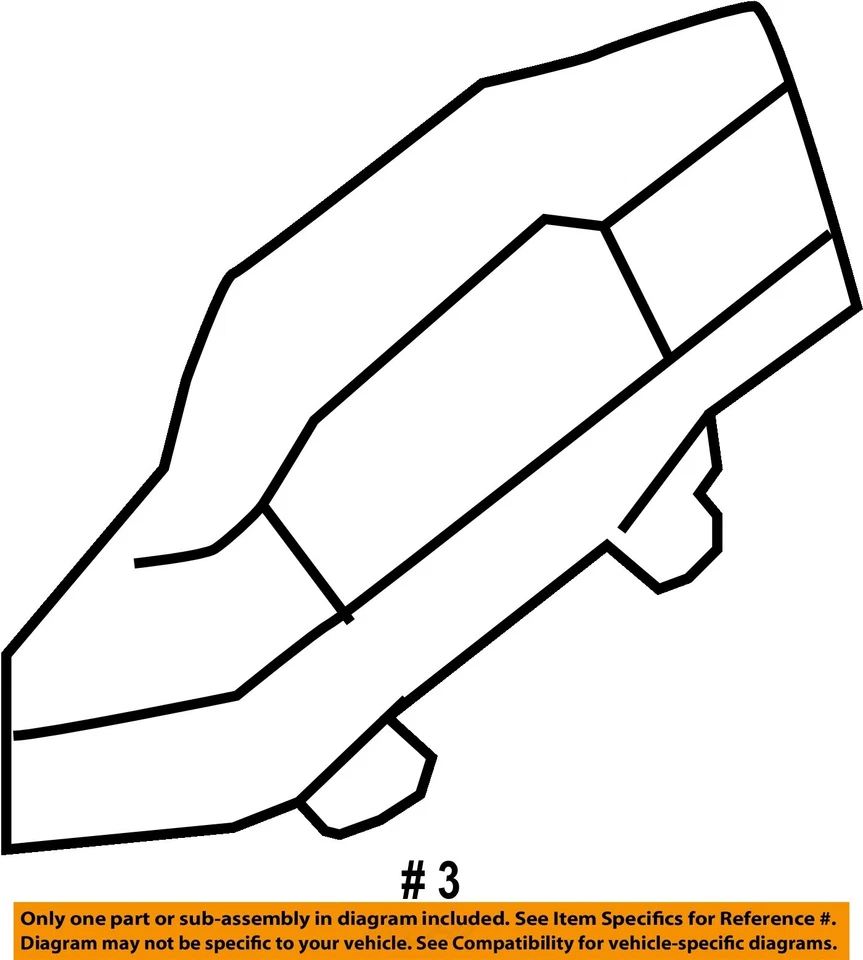 丰田原始设备制造商 10-15 普锐斯插件,Prius Cowl 侧盖 5508347020 — 第 2/2 张图片