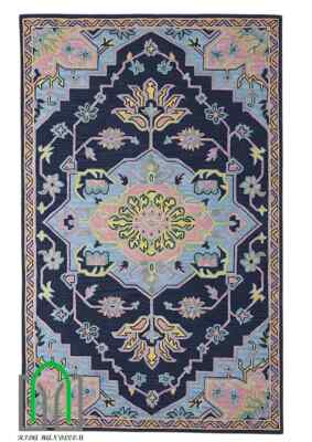 Floral Hand Tufted Area Rugs Carpets For Living Room, Bedroom