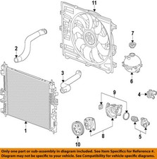 -Radiator Coolant Overflow Tank Reservoir Recovery Bottle 23386455