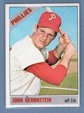 1966 Topps #304 John Herrnstein EX-MT  GO170