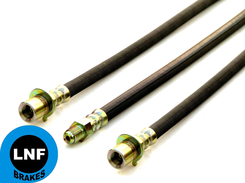 Oldsmobile Super 88 98 Holiday Starfire Brake Hose Front Rear Set X3 1957 1958 - Image 4 of 4