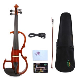 Yinfente 4/4 Electric Violin wooden body Nice Tone Free Case chorus Effect #EV8
