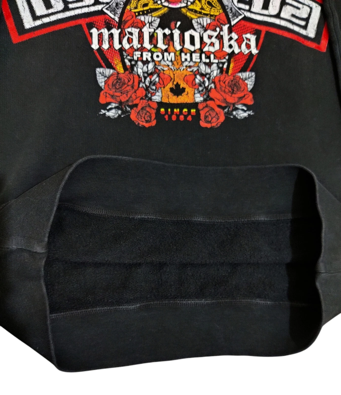 DSQUARED2 Matrioska From Hell Felpa Uomo Manica Lunga Taglia XL Made In Italy