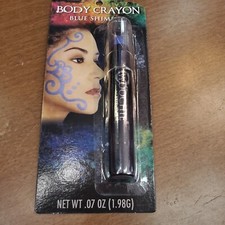 Bt1 Halloween Face Body Stick Body Crayon Blue Shimmer