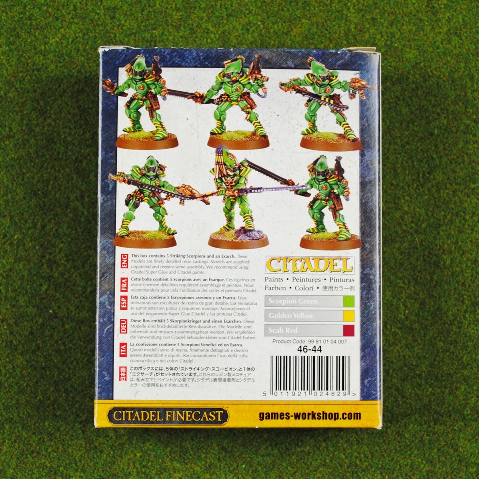 Warhammer 40K Eldar Striking Scorpions FINECAST Games Workshop warhammer-40k-eldar-striking-scorpions-finecast-games-workshop