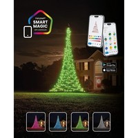 LED Weihnachtsbaum Weihnachts Beleuchtung Lichterbaum Fairybell Ø 3M X 4M App