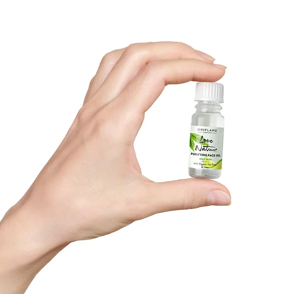 Aceite facial purificador Oriflame con árbol de té orgánico y lima 10 ml sin parabenos Foto 2 de 2