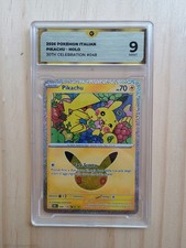 Pikachu 48/128 Foil - 30th Aniversary - Global Grading 9