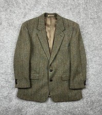 Men s Harris Tweed 100 Wool Blazer England Size EUR 52