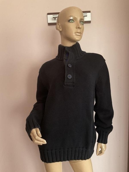 Men Marc O'Polo Sweater Black Cotton 42 / XL / 50