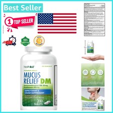 Professional Strength Cough Relief: Dextromethorphan  Guaifenesin, 200 Tablets