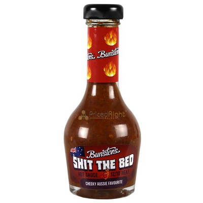 #ad Bunsters The Bed Aussie Hot Sauce 12 10 Heat 5 Oz Gluten Free BUNSTERS 2087 $21.99