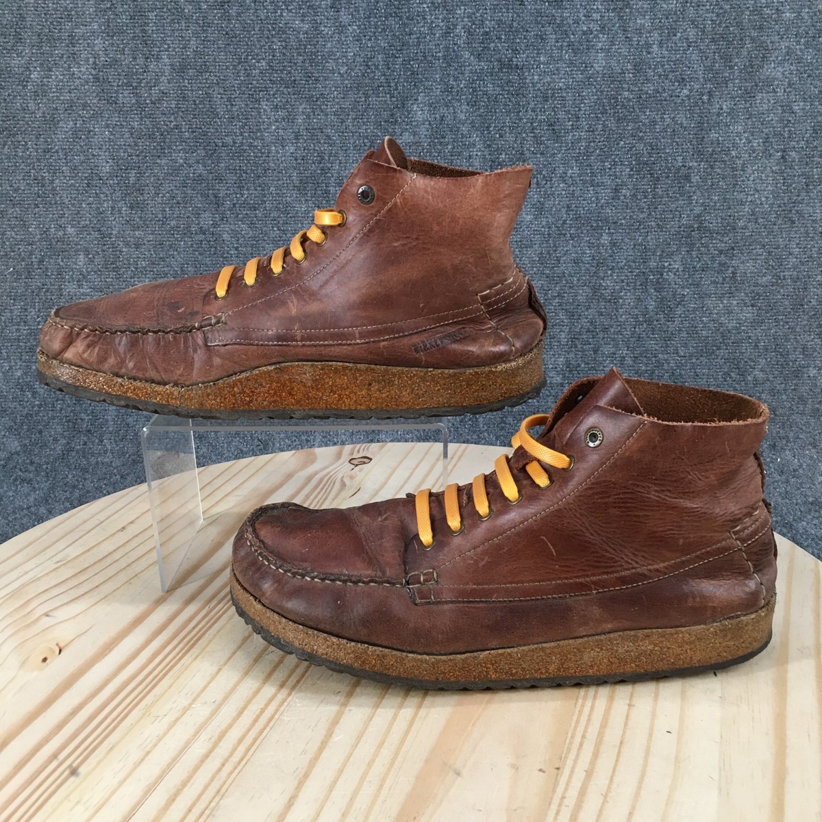 Birkenstock Boots Mens 46 Marton Lace Up Moc Toe Ankle Boot  display picture 2
