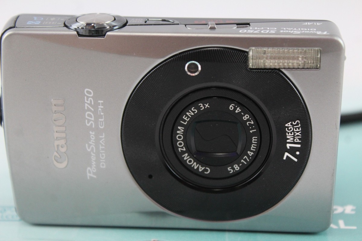 Canon PowerShot SD750 Digital Compact Camera Working w/ Canon 3x