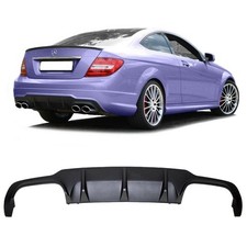 Mercedes W204 C204 Diffusor Stoßstange Hinten Schwarz Umbau auf C63 AMG Mopf 11> Mercedes W204 C204 Diffusor Stoßstange Hinten Schwarz Umbau auf C63 AMG Mopf 11>