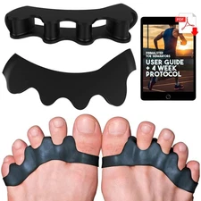 VYCE Toe Separators - Doctor Recommended - Correct Foot and Bunion Pain, Plan...