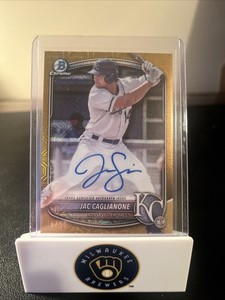 2025 Bowman - Chrome Prospect Mega Box Autographs Jac Caglianone Gold /50