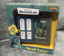 NOS Vintage 2001 Monsters Inc. Door Night Light New Sealed Sully Mike Nite Lite
