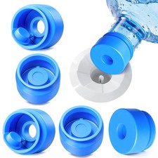Gofriipai 3 and 5 Gallon Water Jug Cap, Silicone Reusable Replacement Cap