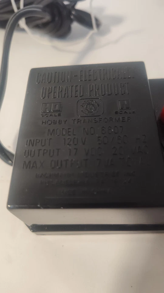 Hobby Transformer Model 6607 HO - N - G Scale Train Power Pack tested working - Image 2 of 4