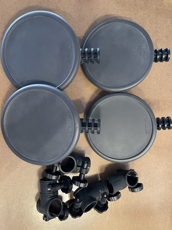 Yamaha TP60 Single Zone Electric Drum Trigger Pad 8" Set Of 4 Working
