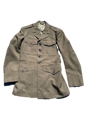 Named 1968 Named USMC US Marine Corps Alpha Service Coat Jacket 39L Vietnam 