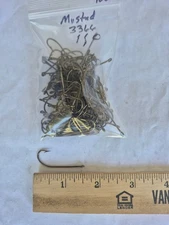 100 - Mustad SPROAT HOOKS Fly Tying and General Purpose Bronze Finish 3366