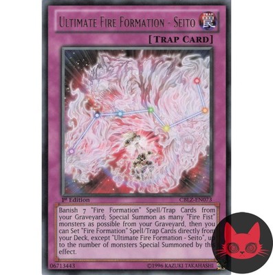 Yugioh Ultimative Feuerformation - Seito CBLZ-DE073 Rare 1. Auflage NM