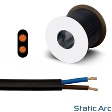 2 CORE ELECTRICAL FLAT CABLE TWIN FLEX WIRE 0.5-4.5mm² BLUE BROWN FLEXIBLE 1-42A
