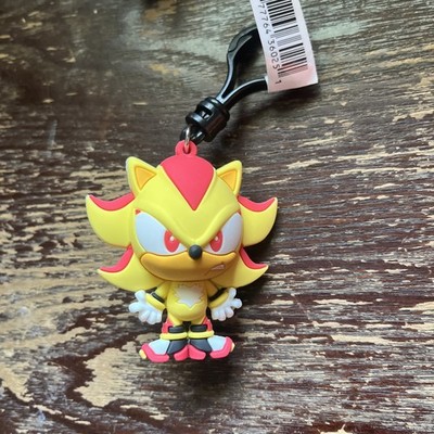 SUPER SHADOW CHASE RARE Sonic The Hedgehog Keychain Clip Monogram 3D series 3