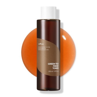 Green Tea Fresh Toner 200ml, 6.76 fl.oz | Korean Skincare | Toner for Oily Sk...