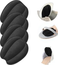 4pcs Shoe Tongue Pads, Pads for Shoes,Non Slip Cushion Black
