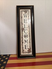 Primitive Welcome Sign