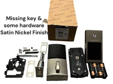 Baldwin 8225056ZW 8225.ZW Touchscreen Minneapolis Z-Wave Deadbolt Satin Nickel