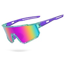 Polarized Sports Sunglasses UV400 Protection for Baseball, Cycling, Running