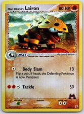 POKEMON TEAM MAGMA VS TEAM AQUA TEAM MAGMA'S LAIRON 20/95 RARE REVERSE HOLO MP on eBay