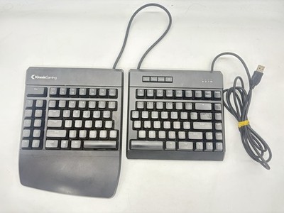 Kinesis Freestyle Edge Keyboard KB950 US BROWN - Tested And Working