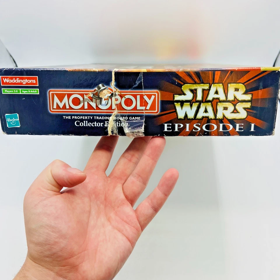 Monopoly Star Wars Episode 1 Collectors Edition Board Game 1999 Hasbro Incomplet - Image 2 of 4