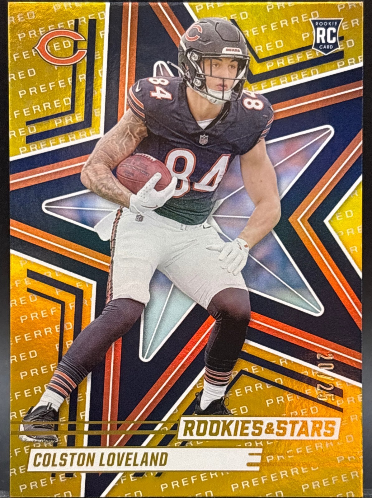 2025 Panini Rookies & Stars - Rookies Colston Loveland #114 Orange /25