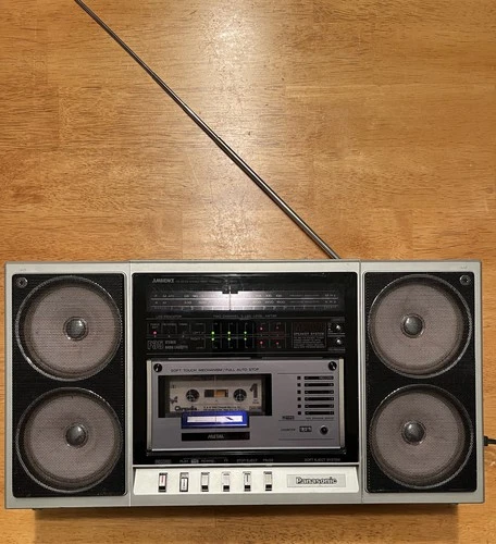 Vintage Panasonic RX-F35 Radio Cassette Boombox Tested Ambience