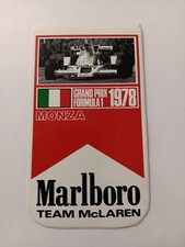 Marlboro.Formula1.Sticker.Autocollant.Adesivo.Aufkleber-Monza 1978
